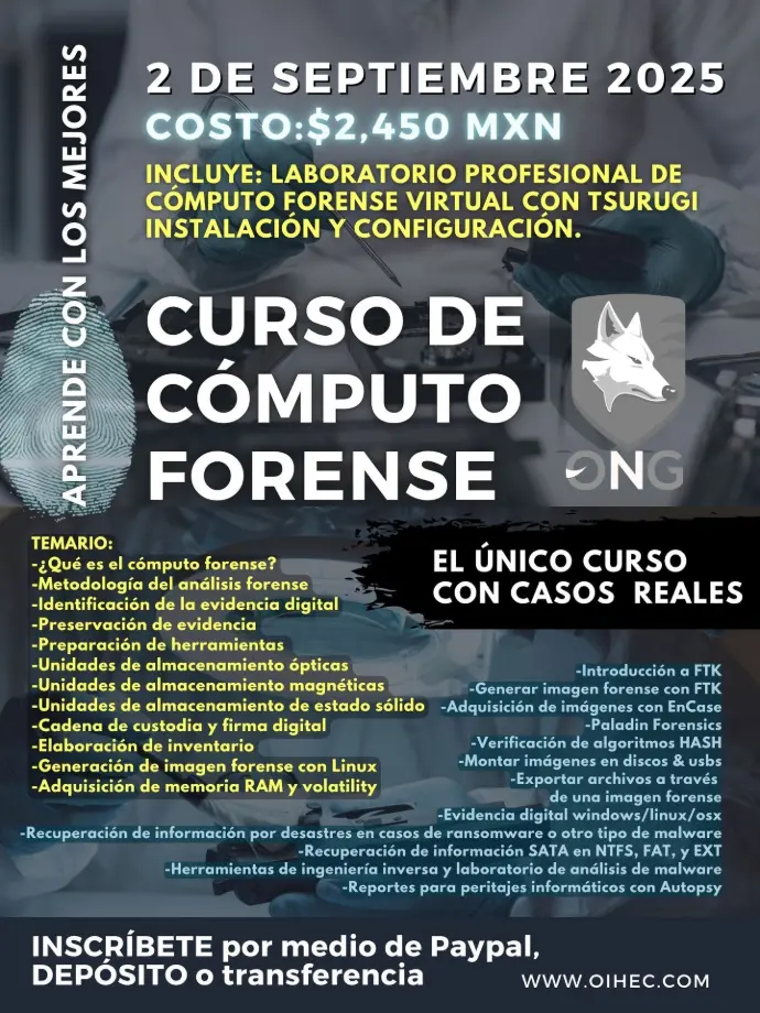 Curso Cómputo Forense